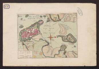 2 vues  - Plan of the town, citadel and road of Port-Louis / Jefferys (T.). Graveur (ouvre la visionneuse)