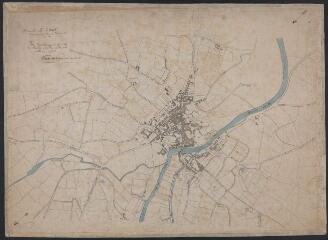 1 vue  - Plan géométrique de la ville de Pontivy et des censives de cette ville en 1760 / Le Gall (ouvre la visionneuse)
