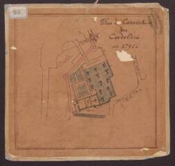 1 vue  - Plan du couvent des Cordeliers en 1791 (ouvre la visionneuse)