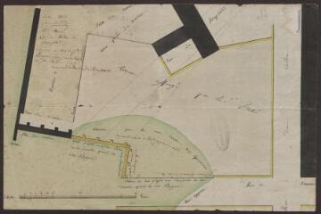2 vues  - [Plan d\'un aménagement de quais sur le port de Lorient.]. S.d. (ouvre la visionneuse)
