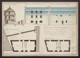 2 vues  - Caserne dite des Jacobins servant de logement à la gendarmerie impériale de Vannes / Brunet-Debaines (architecte). 1809 (ouvre la visionneuse)