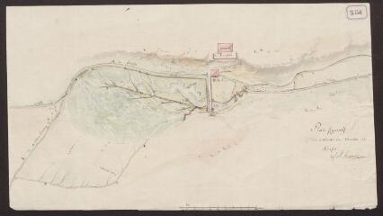 2 vues  - Plan figuratif des environs du moulin de Kerfili. 1793 (ouvre la visionneuse)