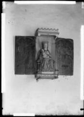 1 vue  - [Guern. Chapelle de Locmeltro, statue de Vierge à l\'Enfant.] / David (éditeur de cartes postales). Editeur. Sans date (ouvre la visionneuse)