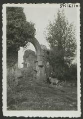 2 vues  - [Ruines du château de Rimaison, entrée.] / Godineau. Photographe. 1940-1950 (ouvre la visionneuse)