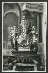 2 vues  - [Église Saint-Cornély, buste reliquaire de saint Cornély.]. S.d. (ouvre la visionneuse)