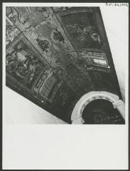 2 vues  - [Église Saint-Cornély, scènes et décors peints sur la voà»te de la nef.] / Normand. Photographe. S.d. (ouvre la visionneuse)