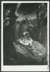 2 vues  - [Tableau \'Crucifîment\' de Delacroix conservé au musée de la Cohue à  Vannes, détail (Marie-Madeleine).]. 1979 (ouvre la visionneuse)