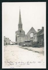 2 vues  - Ruffiac : 23 juillet 1921 : [l\'église Saint-Pierre-Saint-Paul] : le clocher abattu le ... juillet 1921 / [Auteur inconnu] (ouvre la visionneuse)